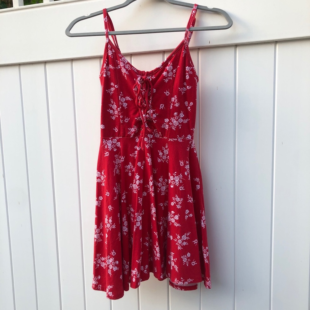 red mini dress - Picture 3 of 3